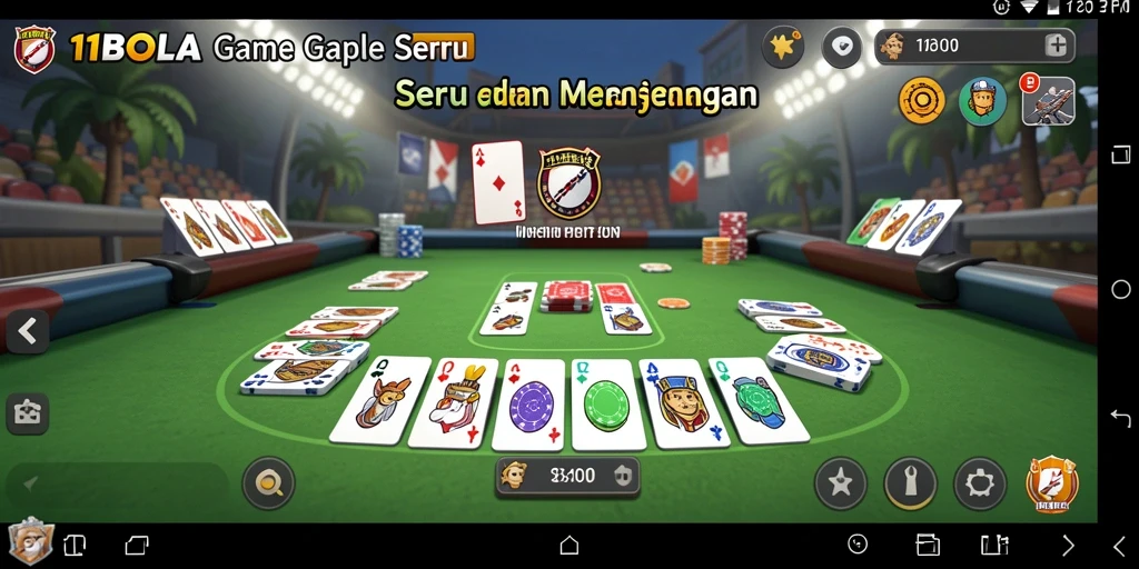 Screenshot gameplay 11BOLA yang menarik dan interaktif.
