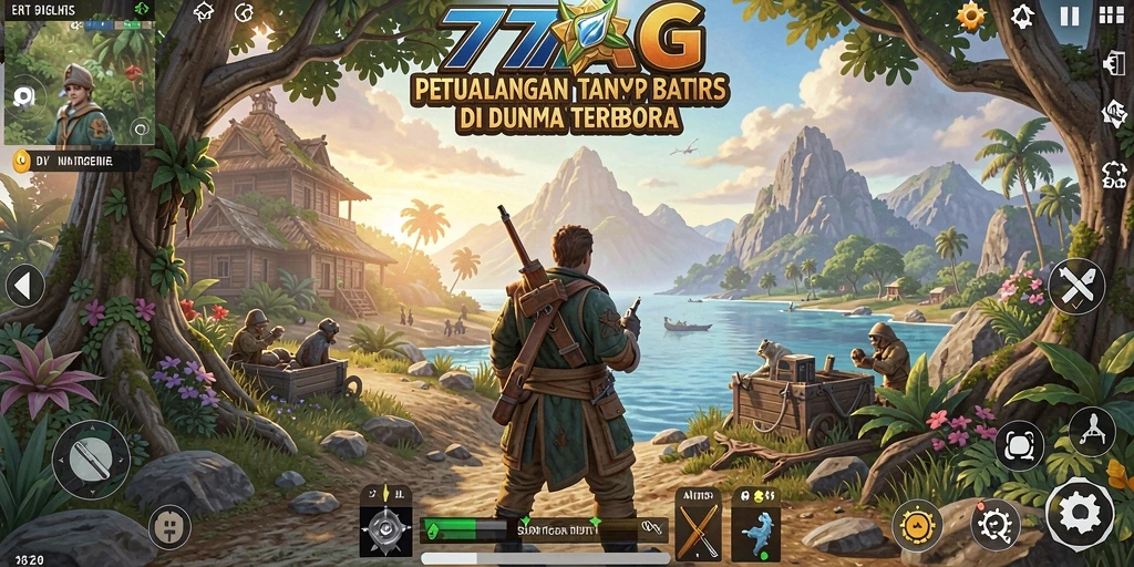 Gameplay Open World yang menawan di 77AG.