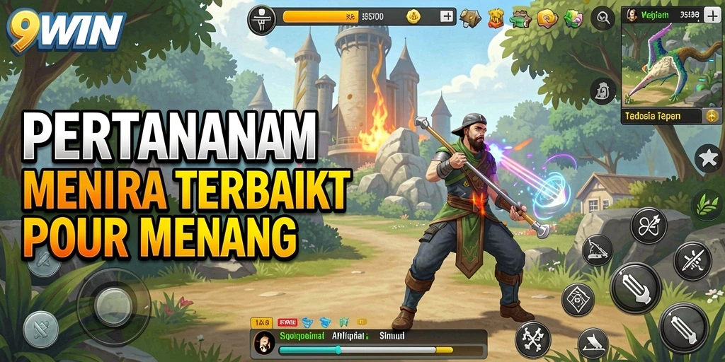 Tampilan gameplay menakjubkan dari 9WIN dalam aksi Tower Defense.