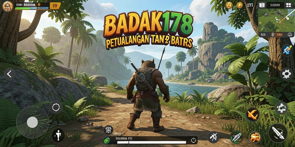 Tampilan gameplay BADAK178 yang menakjubkan di dunia terbuka.