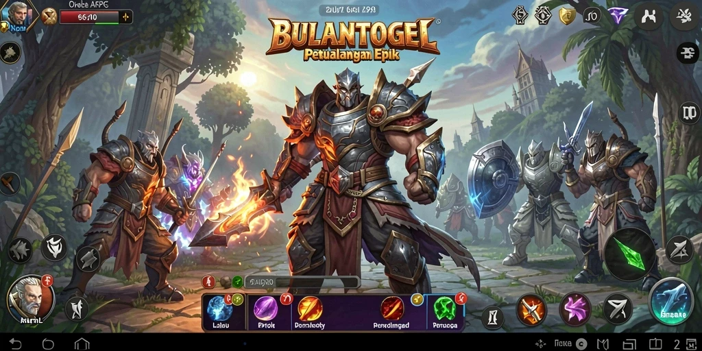 Tangkapan layar dari gameplay seru BULANTOGEL dengan aksi ARPG.