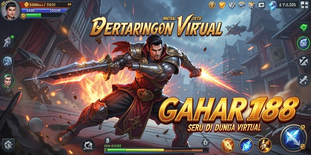 Screenshot memperlihatkan aksi pertarungan di GAHAR188 yang mendebarkan.