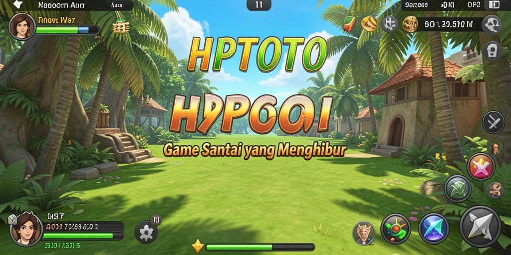 Tampilan gameplay HPTOTO yang santai dan menghibur.