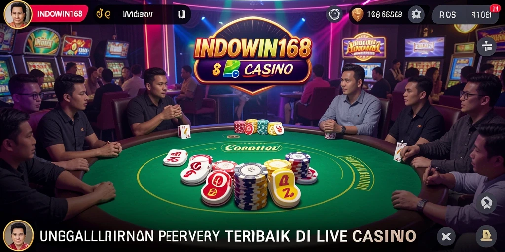 Gameplay Live Casino yang menarik di INDOWIN168 dengan dealer profesional.