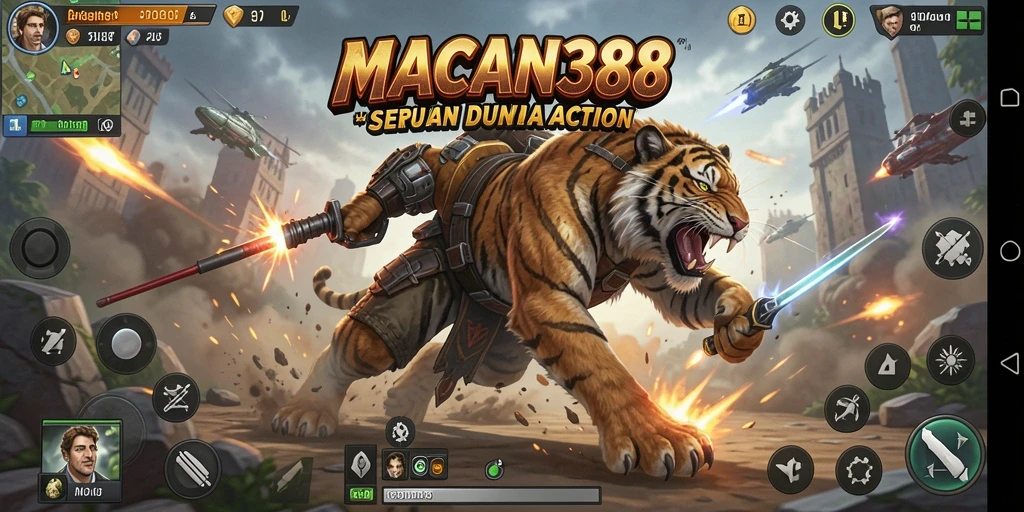 Tampilan gameplay MACAN388 yang penuh aksi dan mendebarkan.